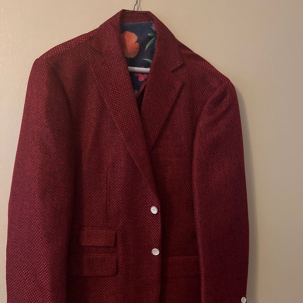 Men’s Red Blazer